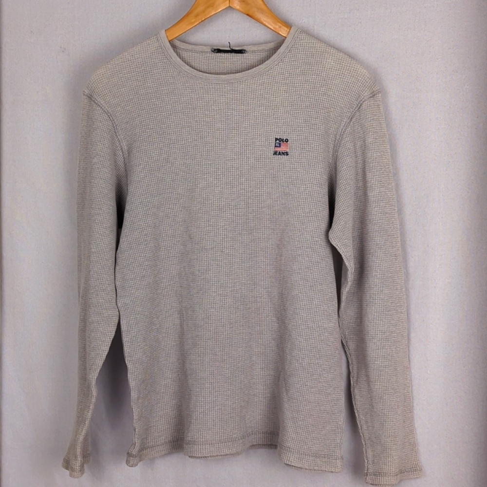 Polo by Ralph Lauren Gray Long Sleeve Shirt